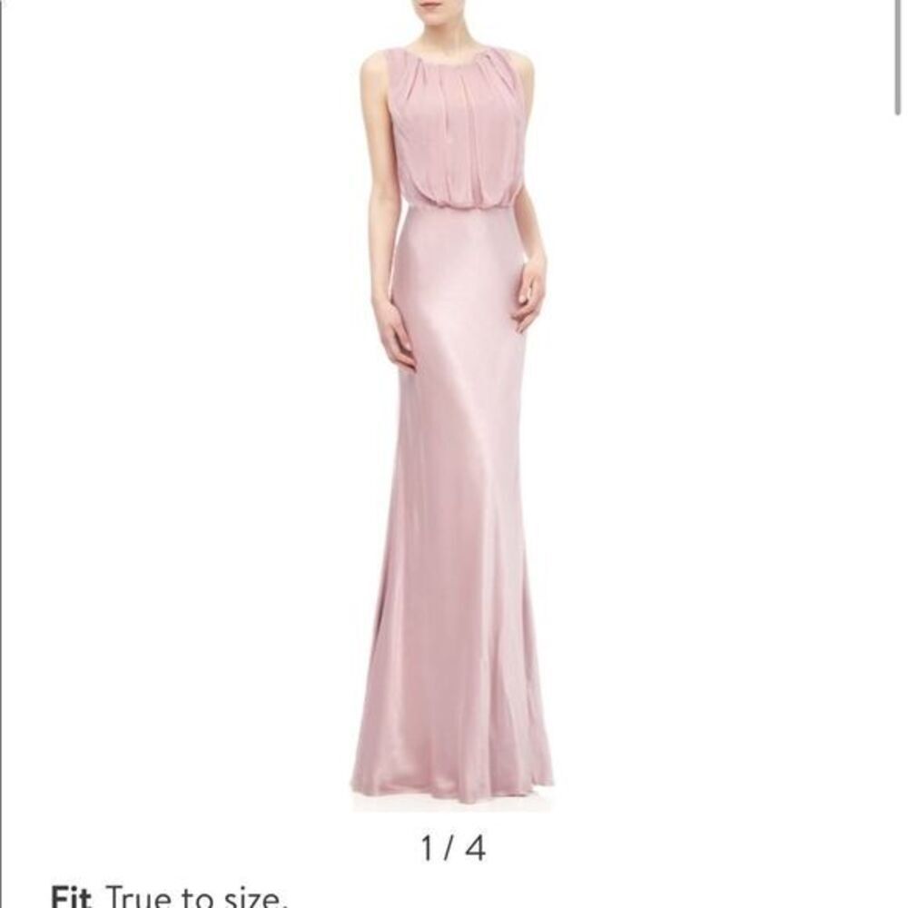 New GHOST LONDON Claudia Cowl Back Gown
